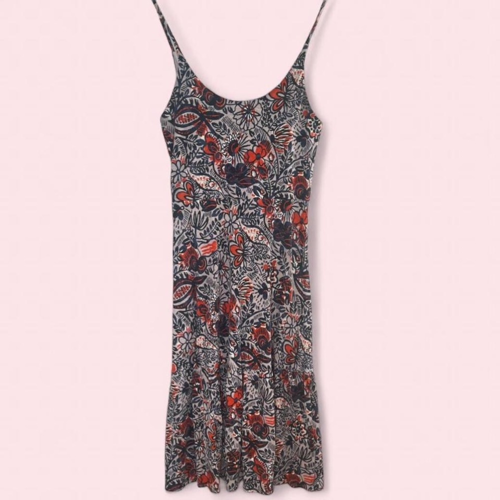 Loft‎ Floral Sun Dress with Cami Size XS